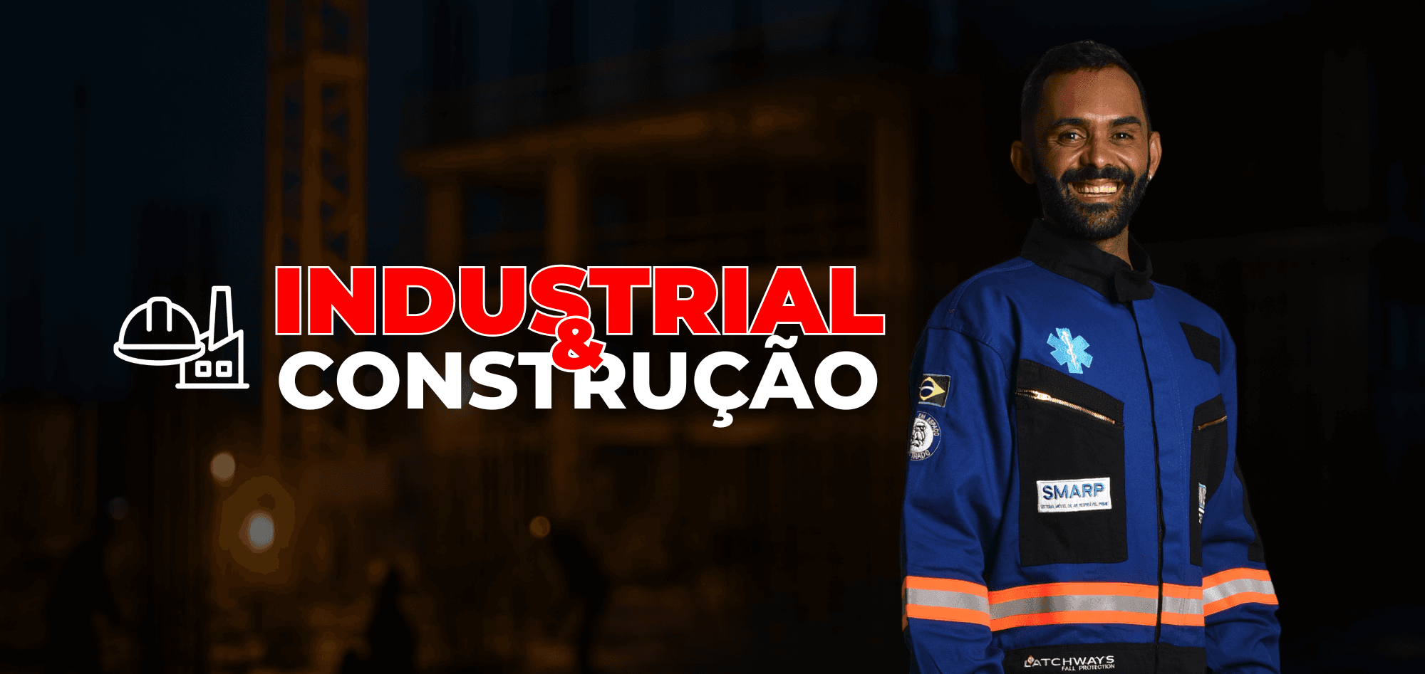 Uniforme industrial para construção civil